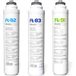 Toodo - Lot de 3 cartouches filtrantes pour filtre sous évier Trio UF FT82 - FT83 et FT91