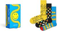 Happy Socks Smiley Coffret Cadeau (3-pack) - Unisexe - Taille : 36-40