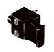 ALMA 9120-9005 automatische vergrendeling voor schuiver, H.19 mm, Ral 9005, zwart