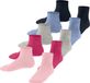 Esprit Solid-Mix 5-Pack kort eenkleurig katoen multipack sneakersokken enkelsokken kinderen veelkleurig - maat 27-30