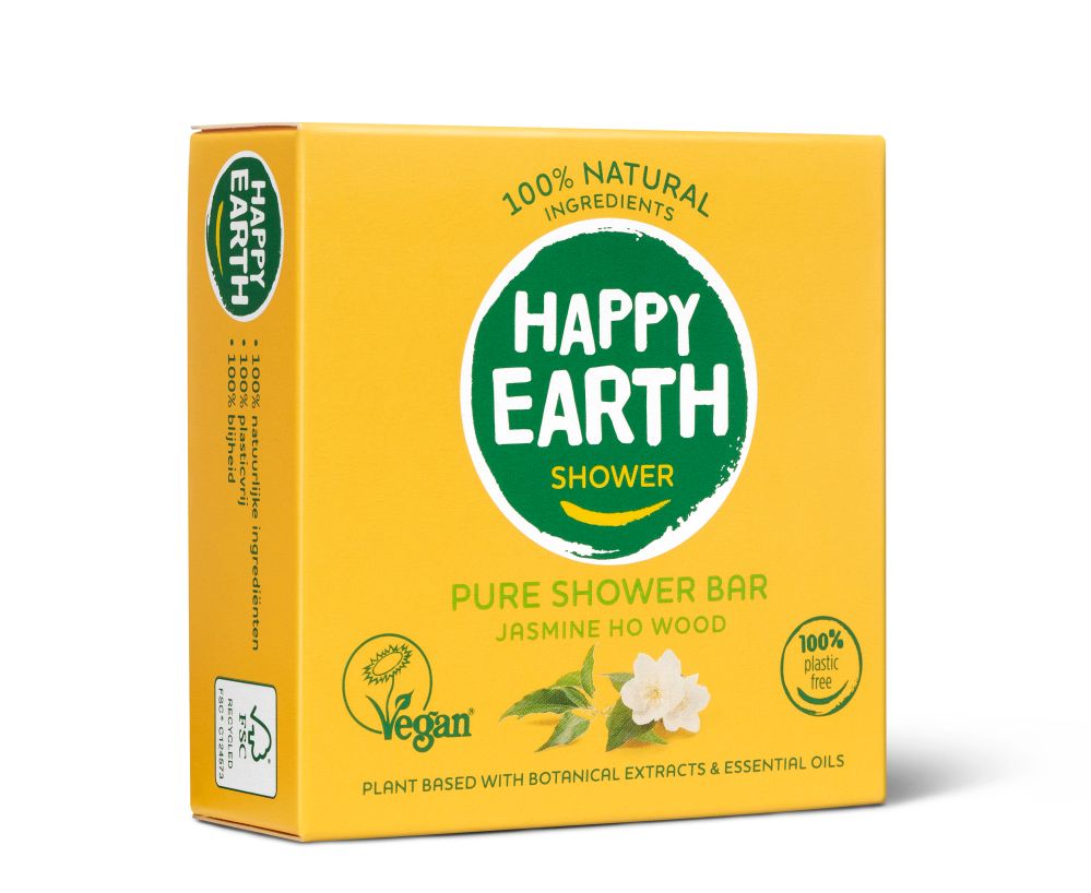 Happy Earth Showerbar Jasmine Ho Wood