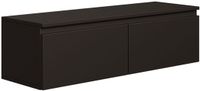Selsey Bemmi - TV-wandmeubel, zwart, 100 cm