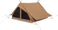 CanvasCamp Altaï Tent – 3 Persoons Polykatoenen Kampeertent – 3 Seizoenen – 270° Panoramisch Muggengaas – Waterdicht Grondzeil