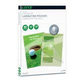 Leitz Heet lamineerfolie, A3, pak van 100 stuks, glanzend, transparant, foliedikte 80 mic, premium kwaliteit, UDT, 7485000