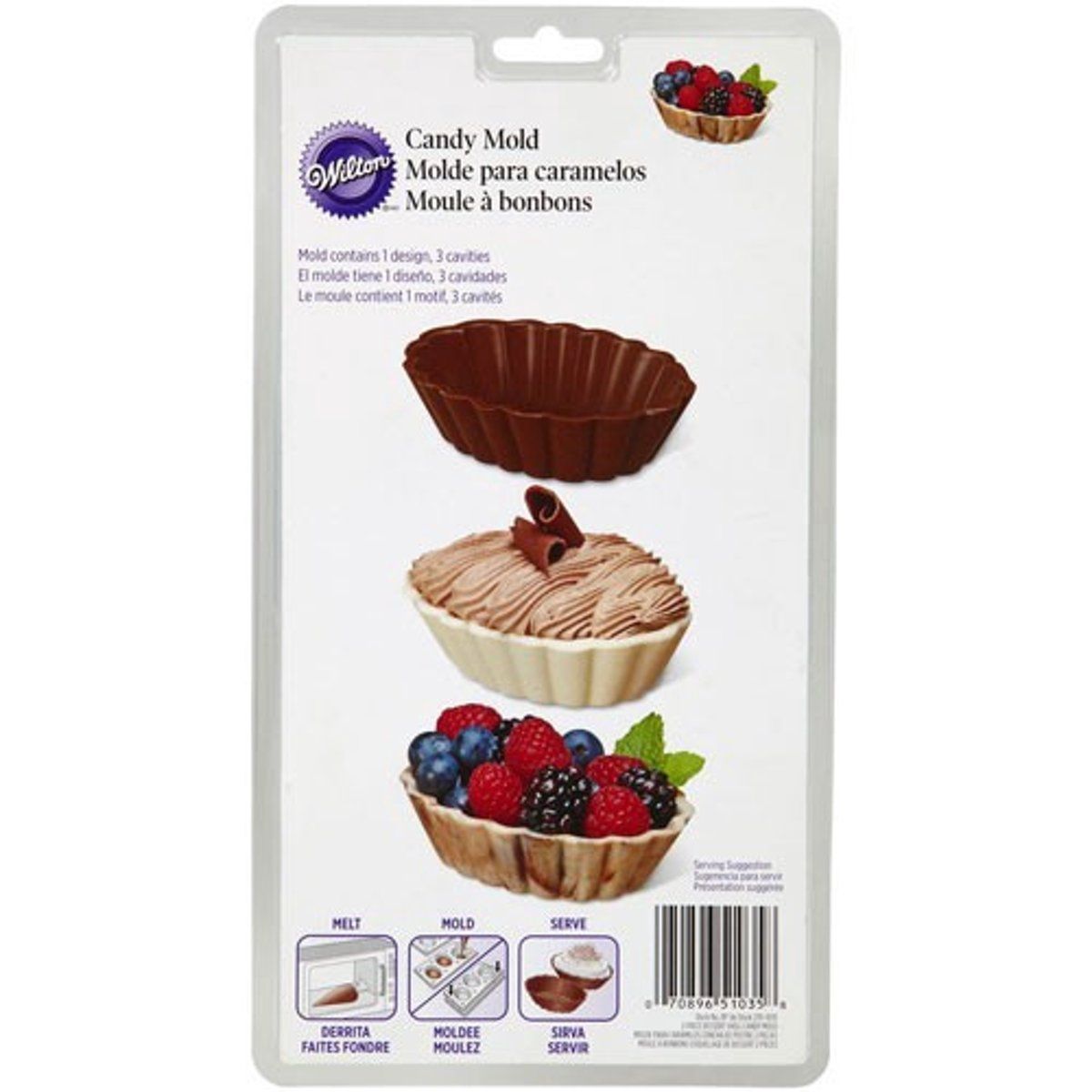 Wilton Candy Mold Dessert Shell