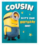 DESPICABLE ME MINIONS VERJAARDAGSKAART