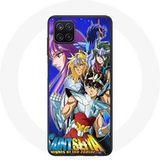 Maniacase Etui voor Samsung Galaxy A12 De ridders van de dierenriem Anime Cult Saint Seiya Manga