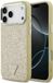 Guess Case Glitter Triangle Logo Magsafe pour iPhone 17 Pro Max Or