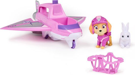 PAW Patrol Skye speelfiguur en Hero Claw Jet-vliegtuig