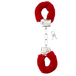 Shots Toys Furry Handcuffs Red - 8714273790606