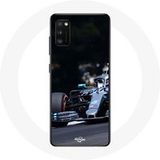 Maniacase Case voor Oppo A16 Formule 1 Valtteri Bottas F1 Racing Driver Zwart