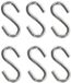 ProPlus Ophanghaak - 6x S-haak - 3 cm - RVS - Zilver