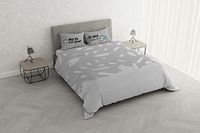 Shine Beddengoedset met digitale print, gemaakt in Italië, tweepersoonsbed, 16