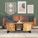 Maison Exclusive - Table basse, 100x54x40 cm, bois de manguier massif et panneau de fibres de bois