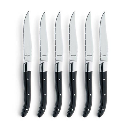 Amefa steakmessen 6-delig Hout - 8711155442219