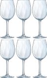 Chef&Sommelier Arcoroc Wijnglazen Dolce Vina - 6x - rode wijn - glas - 360 ml