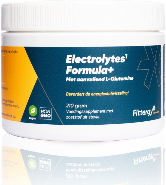 Fittergy Electrolytes Formula+ met L-Glutamine 210 gr