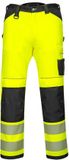 Portwest PW3 Hi-Vis Lichtgewicht Stretch Broek PW303 - Geel/Zwart - 46