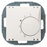 EHMANN 6091x0301 thermostaat kamerthermostaat wisselaar met nachtverlaging met schaalaanduiding (1-6), 55 x 55, RAL9016