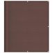 VidaXL Balkonscherm 120x700 cm 100% Oxford Polyester Bruin