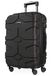 HAUPTSTADTKOFFER X-Kölln Handgepäck Hartschalen-Koffer Trolley Rollkoffer Reisekoffer, TSA, 55 cm, 50 Liter, Schwarz