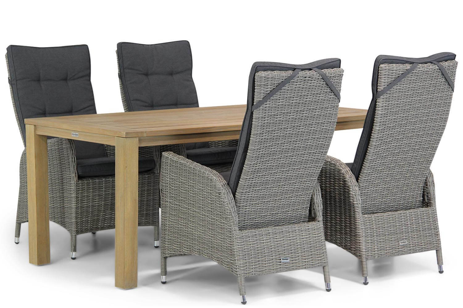 Garden Collections Lincoln/Bristol 180 cm dining tuinset 5-delig