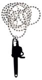Merkloos Icecat Ketting met motorsagendesign, gemaakt van acryl