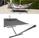 Vita5 Hamac avec support 2 personnes - Gris foncé - Coton - 350x100x139 cm