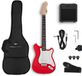 Gear4music VISIONSTRING Elektrische Gitaar met 10W Versterker - Rood