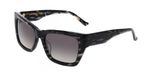Donna Karan DO519S Grey horn Cat Eye Zonnebril Vrouwen