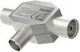 Hama 00205237 Cable Splitter - Silver - 4 - 1000 MHz - Metal