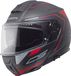 Schuberth C5 Omega Mat Antraciet Zwart Rood Systeemhelm - Helm