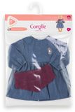 Corolle poppenjurk jeans met sjaal voor babypop 42cm