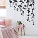 Autocollant mural cerisier - Branches - 277x277 cm - Noir