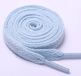 Lacets de basket plates 140 cm - Bleu ciel - 8 mm de large - 2 paires