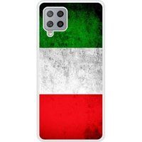Samsung Galaxy A42 Drapeau italie Verstevigd hoesje met sublimatie bedrukking