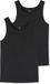 Uncover Schiesser Uncover Heren Singlet - Zwart - 2-Pack - Maat XXL