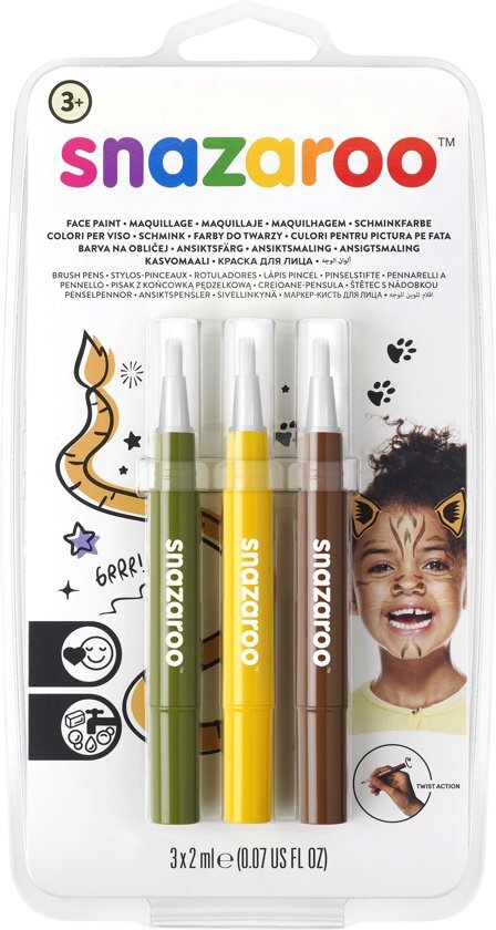 Snazaroo Jungle schminkstiften set - Schmink