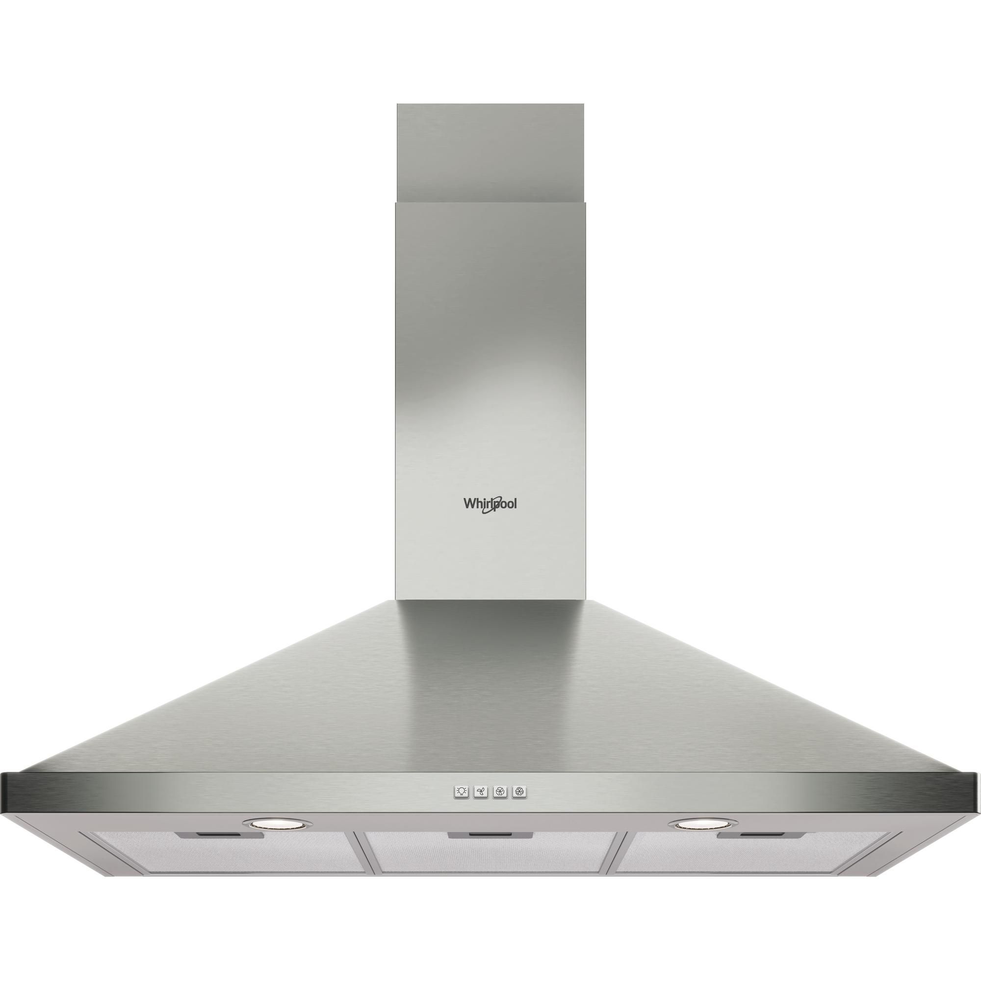 Whirlpool WHCN 94 FSC LM X - 90cm Wandafzuigkap - 600 m3/uur - RVS
