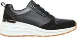 Skechers BILLION - SUBTLE SPOTS Dames Sneakers - Zwart