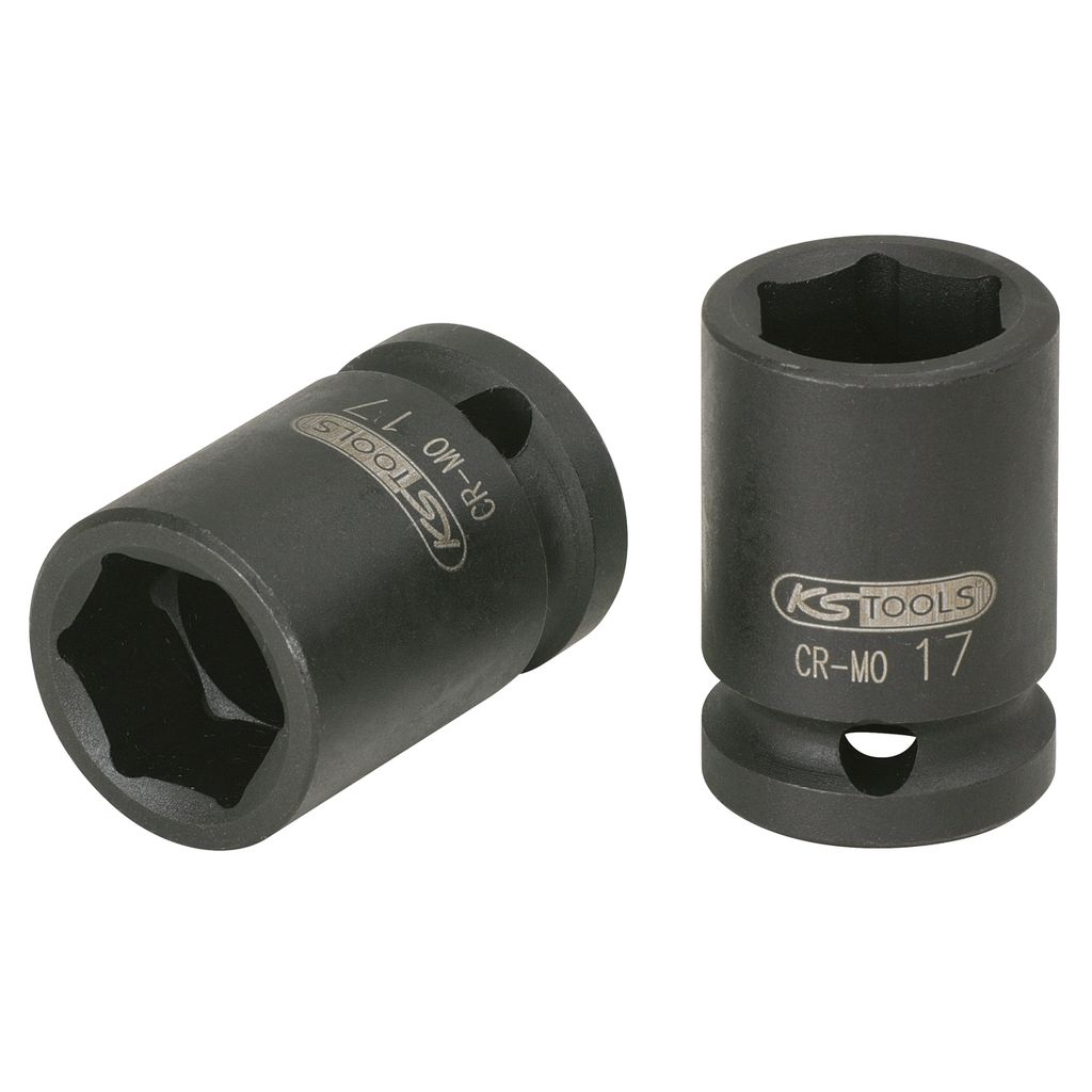 KS Tools 1/2" zeskant dopsleutel, kort, 1.1/8" - 515.0052