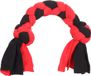 Flamingo Womas Met 2 Knopen - Jouet Chien - Rouge Noir 53cm