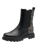 Tamaris Chelsea 1-25411-45 Chelsea dameslaarzen, Zwarte slang., 38 EU
