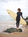 Roxy Swell Series 3/2 mm Dames wetsuit met Chest Zip - Zwart