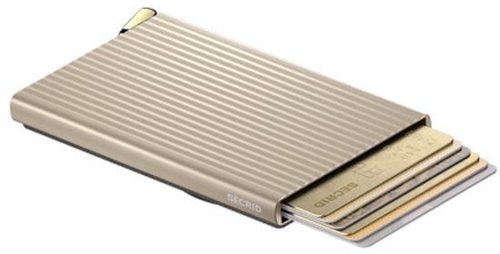 Secrid Cardprotector Fluted voor Magsafe - Portemonnee 6cc 10,2 cm (cashmere)
