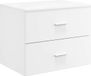 vidaXL Wandgemonteerde Badkamerkast Wit 62,5 x 44,5 x 50 cm