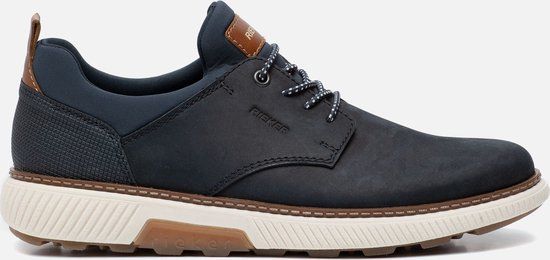 Rieker Sneakers blauw Leer 302229 - Heren - Maat 41