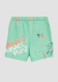 s.Oliver Kinderen Turquoise Broek met Printopdruk