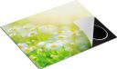 Chefcare Inductie Beschermer Witte Kamille Bloemen 65x52cm
