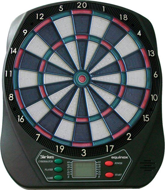 Equinox Garlando Sirius Electronic Dartboard - Includes Darts & Games